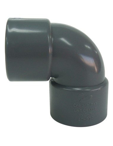 ACC.PVC. CODO HEMBRA-HEMBRA 40-87º