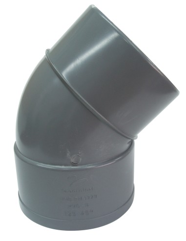 ACC.PVC. CODO MACHO-HEMBRA 110-45º