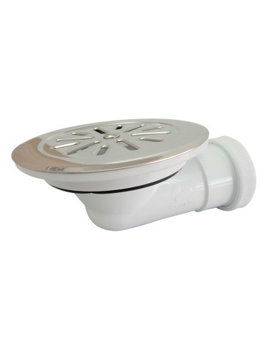 VALVULA PLATO DUCHA INOX.115 MM.