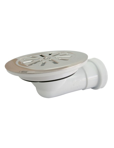 VALVULA PLATO DUCHA INOX.115 MM.