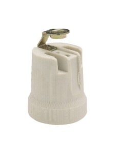 PORTALAMPARAS PORCELANA E-14 M10x100