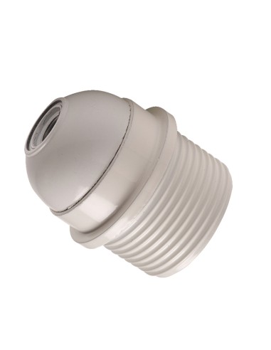 PORTALAMPARAS C/TOPE BLANCO E-27