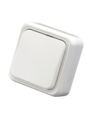 INTERRUPTOR/CONMUTADOR SUPERFICIE BLANCO