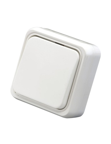 INTERRUPTOR/CONMUTADOR SUPERFICIE BLANCO