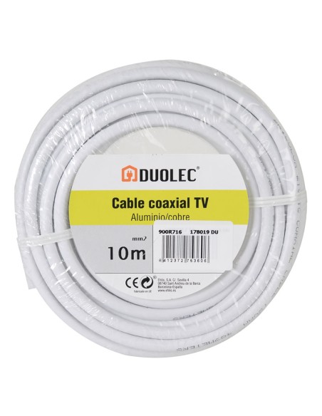 CABLE COAXIAL ANTE.TV ALUM/COBRE 25M  DU