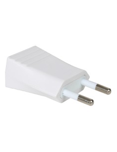 CLAVIJA ENCHUFE ESPIGA PROT. 4 MM BLANCO