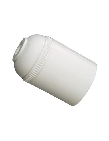 PORTALAMPARAS LISO E-27 4A/250V BLANCO