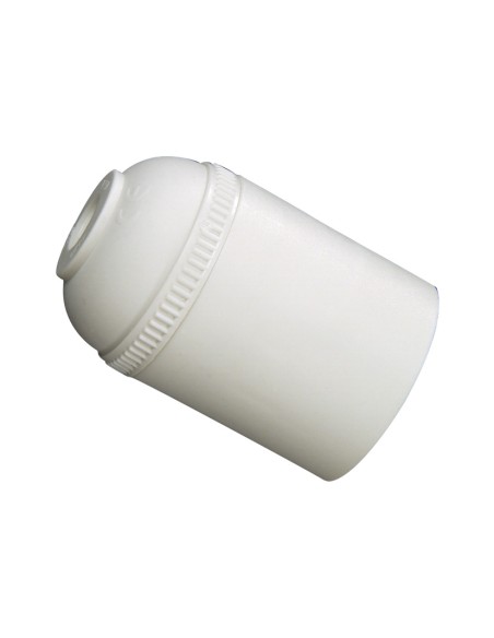 PORTALAMPARAS LISO E-27 4A/250V BLANCO