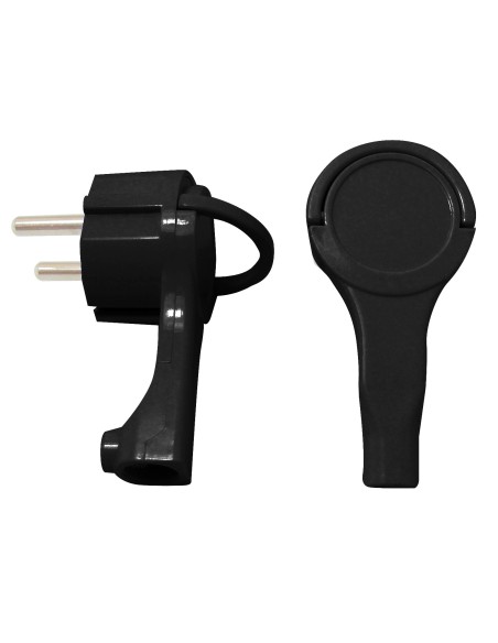 CLAVIJA LATERAL EXTRAPLANA 16A/250V NEG