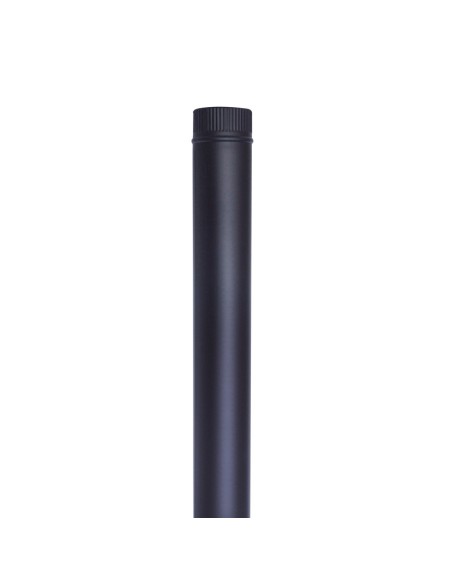 TUBO PINTADO NEGRO T600 1 MT. Ø 150 MM.