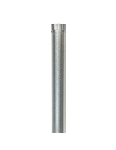 TUBO LISO GALV. 1 M.  Ø 100 MM.