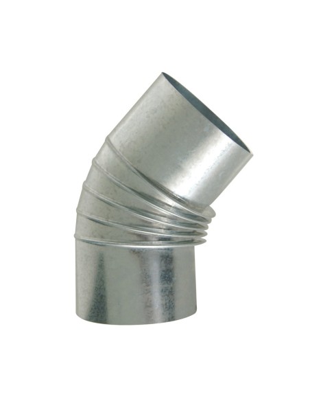 CODO 45º RIZADO ESTUFA GALV. Ø 100 MM.