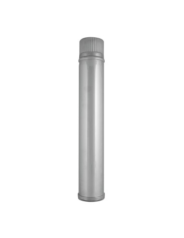 TUBO PELLET 1 M.  INOX 316. Ø 80 mm.