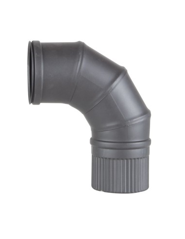 CODO 90 º PELLET  INOX PINT GRAF Ø 80 mm
