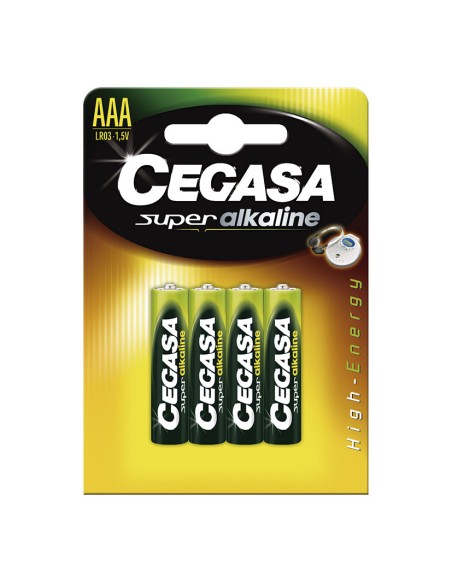 PILAS ALCALINAS LR03 CEGASA BL. 4 U