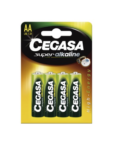 PILAS ALCALINAS LR06 CEGASA BL. 4 U