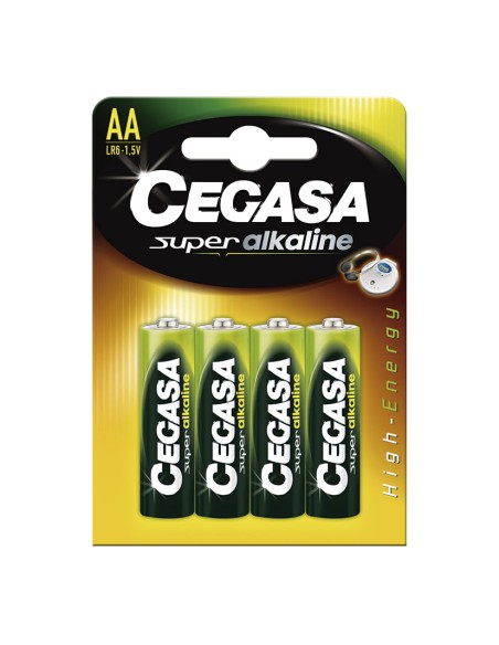 PILAS ALCALINAS LR06 CEGASA BL. 4 U