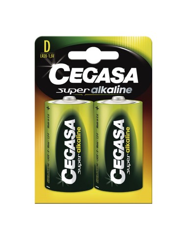 PILAS ALCALINAS CEGASA LR20 BL.2 UN