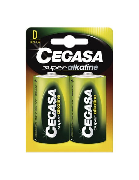 PILAS ALCALINAS CEGASA LR20 BL.2 UN