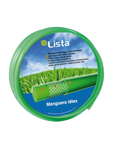 MANGUERA MALLALATEX 19X26 MM X25 M LISTA