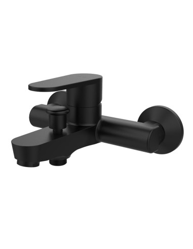 GRIFO MONOMANDO BAÑO-DUCHA NEGRO LUCA