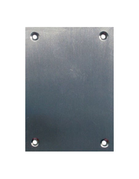PLACA CIEGA 2 UN.100X70MM NIQUEL SATINAD