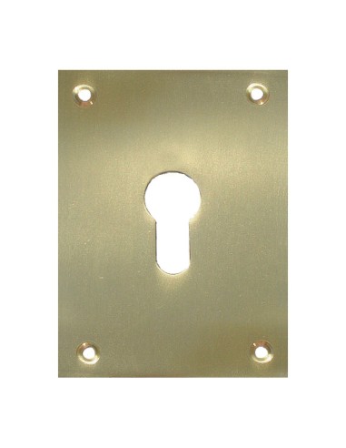 PLACA BOCALLAVE 2 UN. 80X80MM LAT.PULIDO