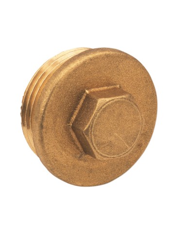 RACOR LATON.TAPON MACHO 3/8" 1 U.