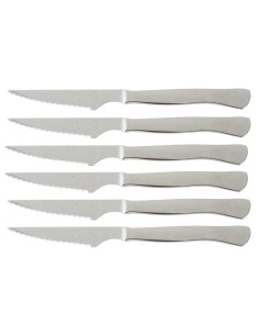 CUCHILLO. SET 6 CHULETEROS MONOBLOCK