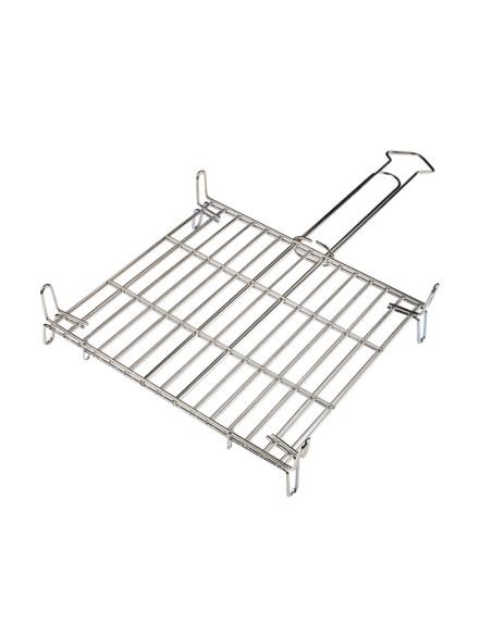 PARRILLA DOBLE ALAMBRE CINC.25X25CM