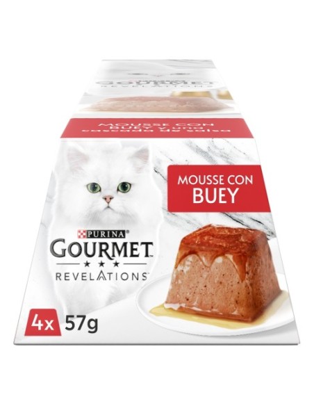 GOURMET REVELATIONS Mousse Buey 4*57 gr