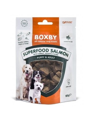 Boxby SuperFood Salmon Zanahoria y Tomillo 120 gr