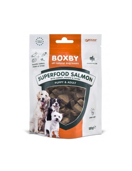 Boxby SuperFood Salmon Zanahoria y Tomillo 120 gr