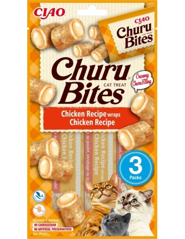 Churu Bites Receta de Pollo para Gatos 3x10 gr