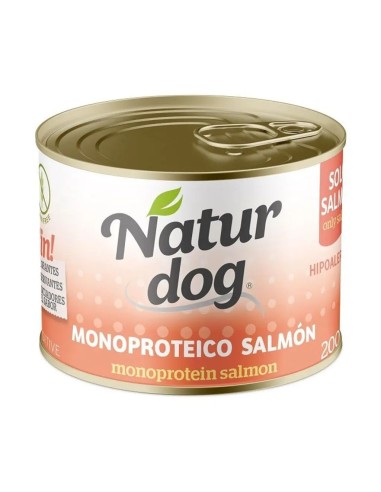 NATURDOG MONOPROTEICO SALMON 200 GR