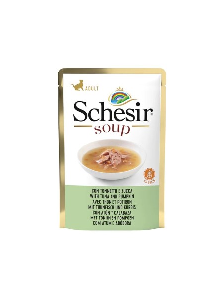 SCHESIR Gato Soup Atún Salvaje y Calabaza 85 gr