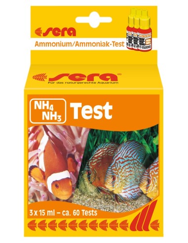 Sera Test de Amonio/Amoníaco (NH4/NH3) 15 ml