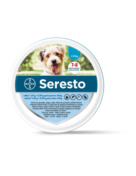 SERESTO collar perros peso MENOR 8 kg