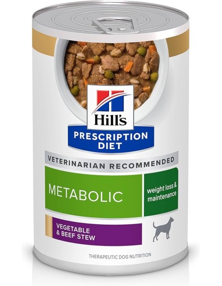 Hills PD Canine Metabolic vacuno (lata) 370 gr