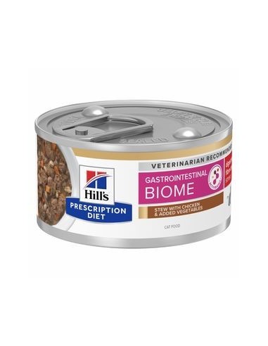 Hills PD Feline Biome Stress Estofado Pollo y Verdura 82 gr