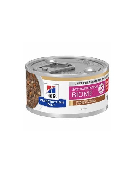 Hills PD Feline Biome Stress Estofado Pollo y Verdura 82 gr